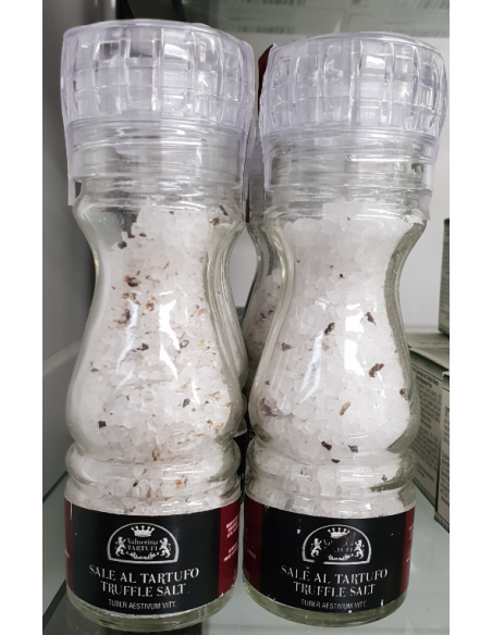Sel à la truffe noire avec moulin